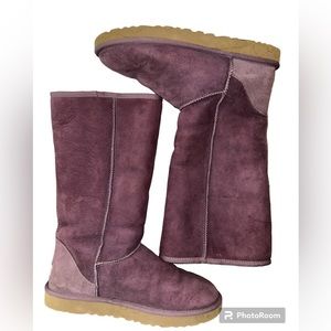 Tall Plum Wine Uggs Size 11